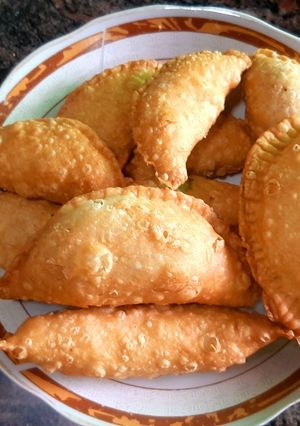 صورة لوصفة سمبوسك السبانخ المقلية 😋