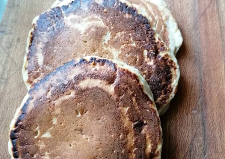 La Délicieuse Recette du Pancakes flocons d&#39;avoine Banane