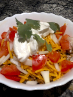 A picture of Taco Bowls.