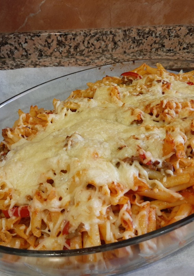 Una foto de Macarrones gratinados
