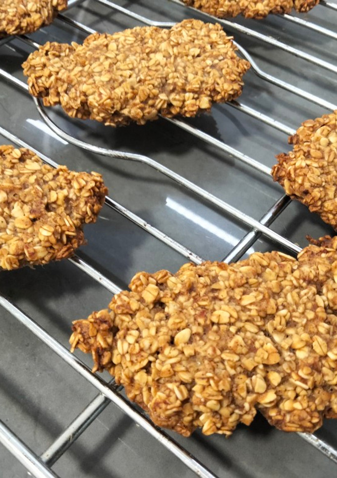 Una foto de Galletas de avena y plátano