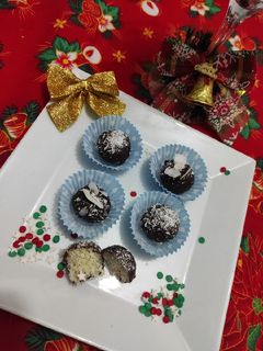 Una foto de Bombones de prestigio veganos aptos #aplv