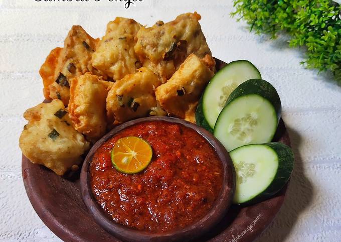 Resep Tahu Tempe Kriuk Sambal Penyet Oleh Dapur Ala Mama Jasmine Cookpad