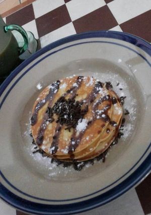 Foto resep Snowy choco pancake