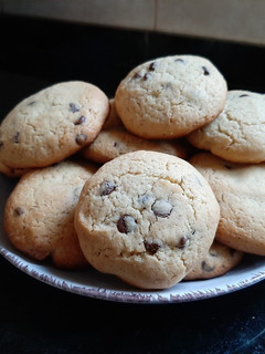 Una foto de Galletas con chispas de chocolate