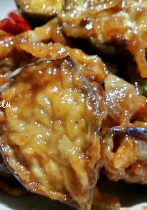 Foto resep #5. Terong Saus Lada Hitam Pedas Manis #BikinRamadanBerkesan