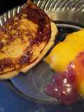 Omelette de plátano maduro para desayunar... 😘🍌🧀🥓🥚🍳🍌😘
