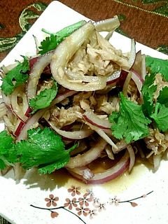 夏日爽口涼拌料理part2~ 和風紫洋蔥鮪魚沙拉 的食譜成品照片