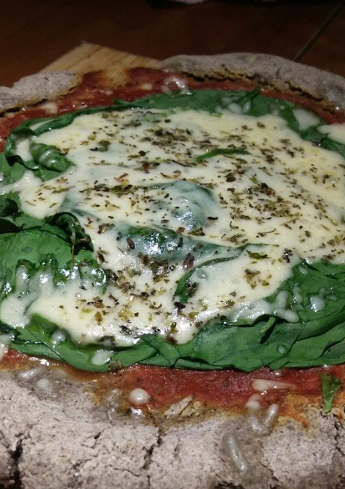 Una foto de Pizza de trigo sarraceno sin gluten