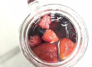 Una foto de Té de frutos rojos