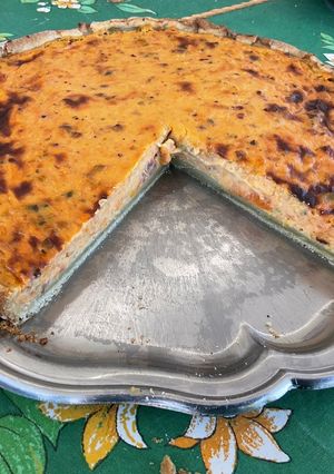Une photo de Tarte aux abricots, pistaches et miel des Marquises