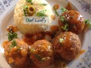 Una foto de curry de camarones