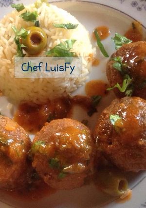 Una foto de Albóndigas en salsa de curry LuisFy