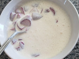 Fresa con leche