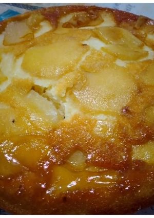 Una foto de Torta de manzana invertida 🥰