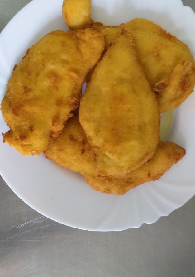 Una foto de Filetes de pollo villaroy