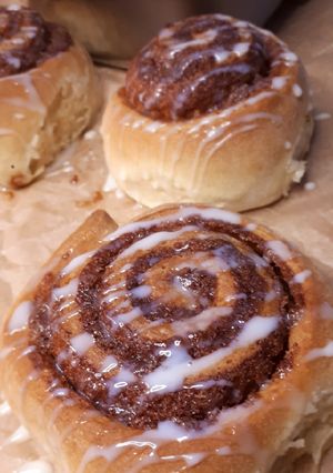 Fahéjas csiga (darázsfészek) recept fotója