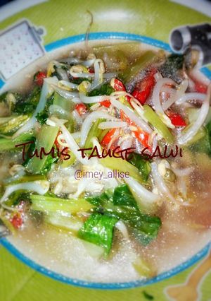 Foto resep Tumis tauge sawi