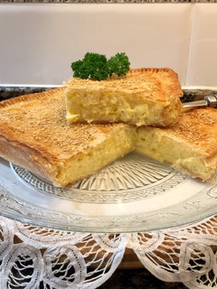 Una foto de Soufflé de queso, sin gluten