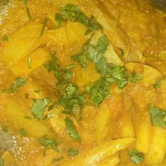 A picture of Masala potato fry.