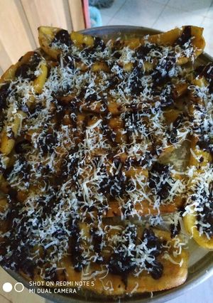 Foto resep Pisang geprek coklat keju