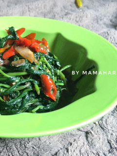 Foto resep Tumis kangkung trasi