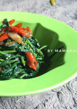 Foto resep Tumis kangkung trasi