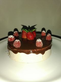 Una foto de Pastel de chocolate