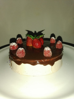 Una foto de Pastel de chocolate