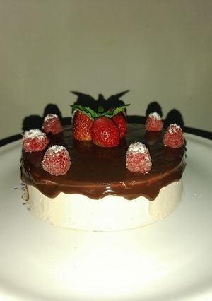 Una foto de Pastel de chocolate