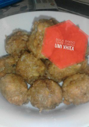 Foto resep Bola bakso tempe goreng umi vhiea