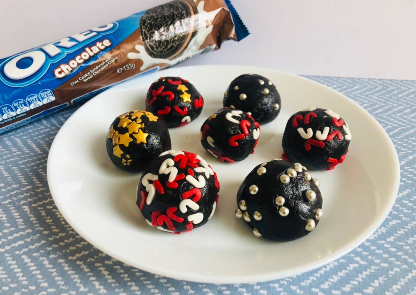 Chocolate coconut Oreo balls