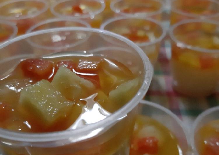 Yellow Fruit Vanila Pudding