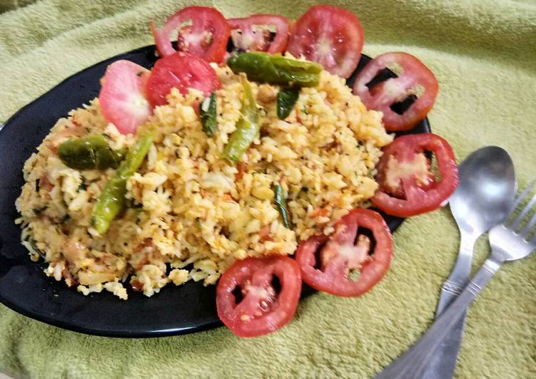 Get Lunch of #Healthy junior…Desi egg fried rice