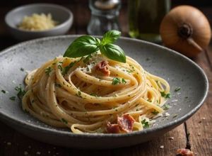 Zdjęcie przepisu Spaghetti carbonara.