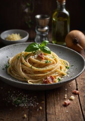 Zdjęcie przepisu Spaghetti carbonara.