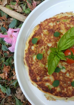 Une photo de 🌸 Pancakes aux courgettes
