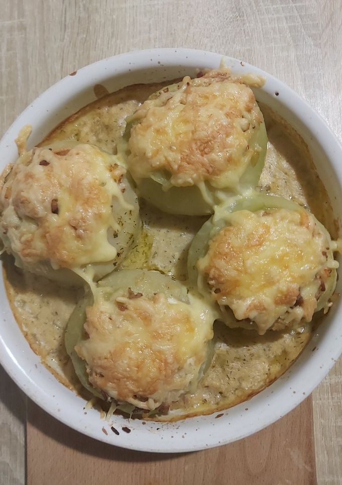 Töltött karalábé recept fotója