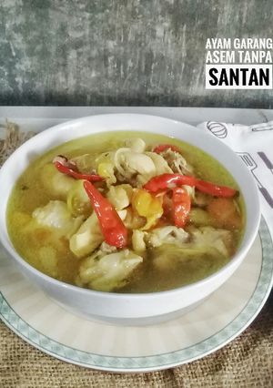 Foto resep Ayam Garang Asem Tanpa Santan