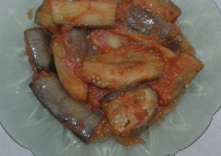 Terong balado pedas manis