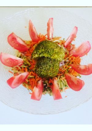 Une photo de Salade de concombre toute fraîche