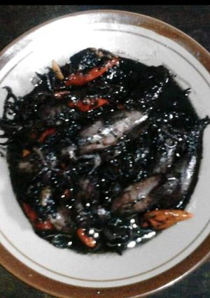 Foto resep Cumi hitam pedas