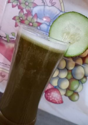 A picture of Cucumber juice🥒🍸.