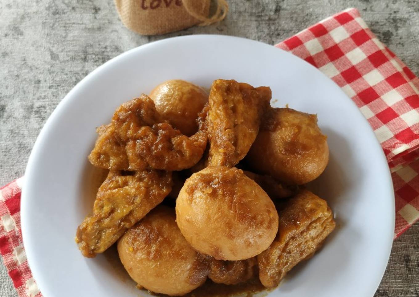 Semur Tahu Telur