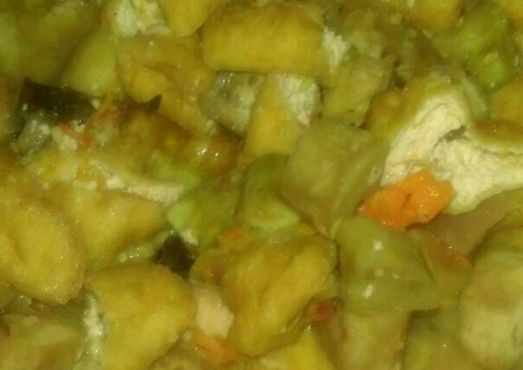 Terong masak santan pedas