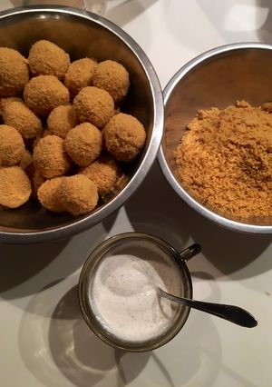 Vegán túrógombóc recept fotója