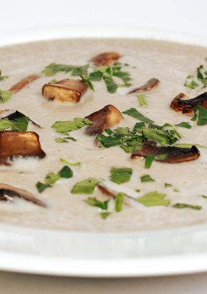 Gombakrémleves recept fotója