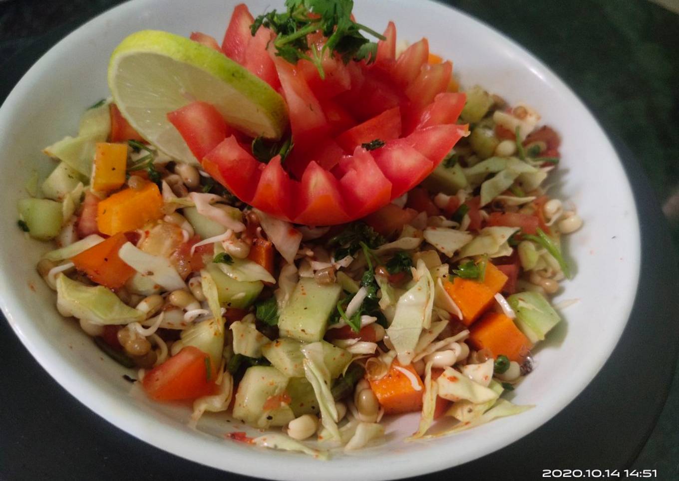 Healthy Sprout Vegetable Salad