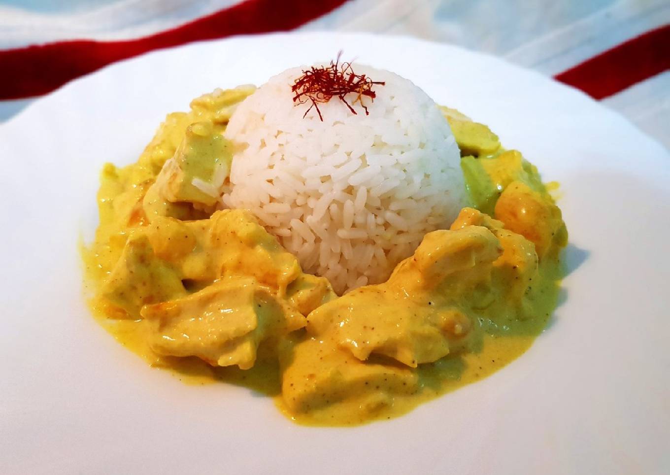 Pollo al curry pa' unas prisas