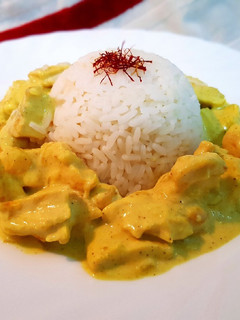 Una foto de Pollo al curry pa' unas prisas